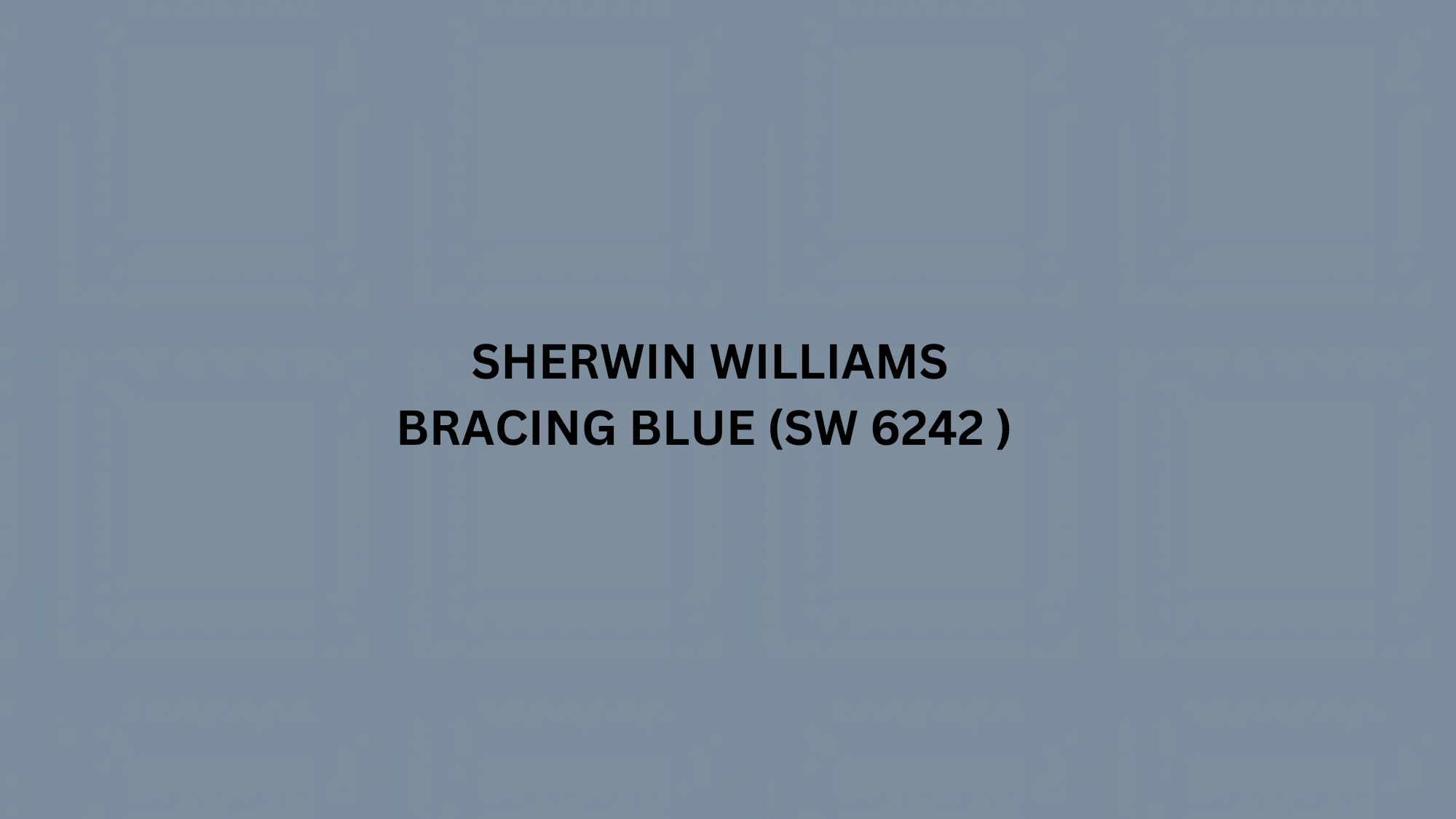bracing blue sherwin williams