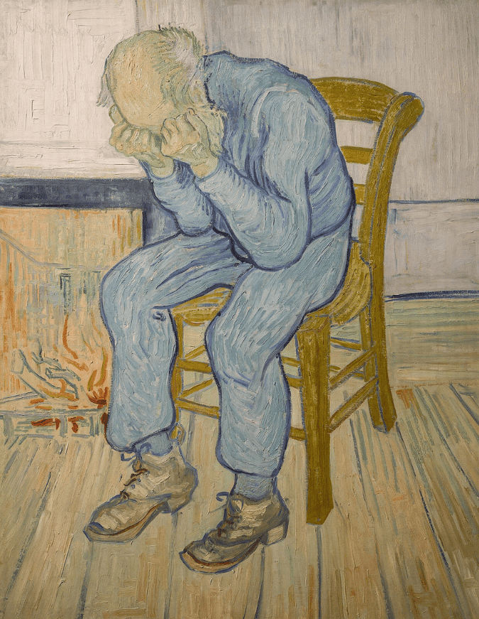 At Eternity's Gate by Vincent van Gogh (1890)