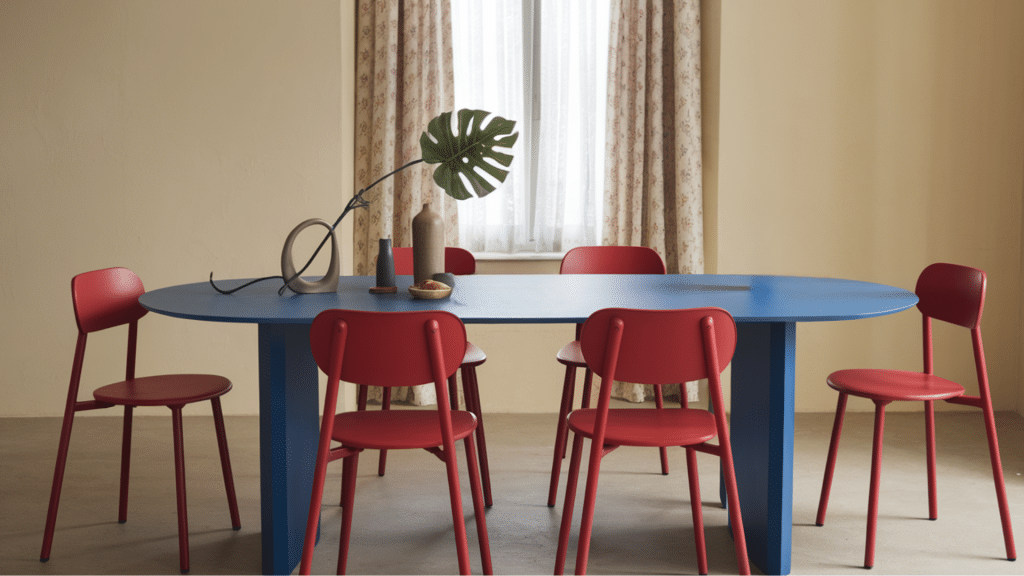 Blue and Red Together: Psychological Impact