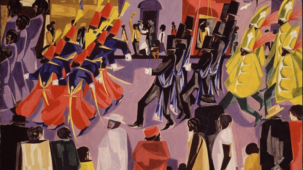 Parade by Jacob Lawrence (1960)