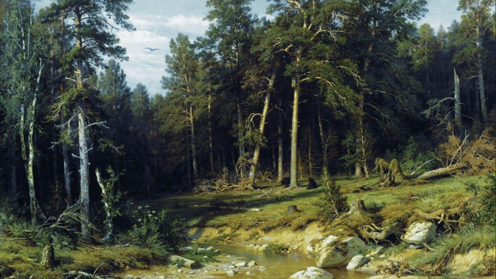 Pine Forest by Ivan Shishkin (1872)