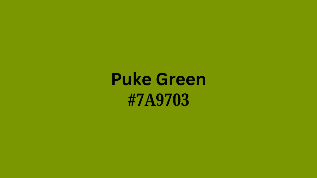 Puke Green