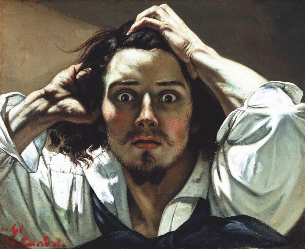 The Desperate Man by Gustave Courbet (1843)