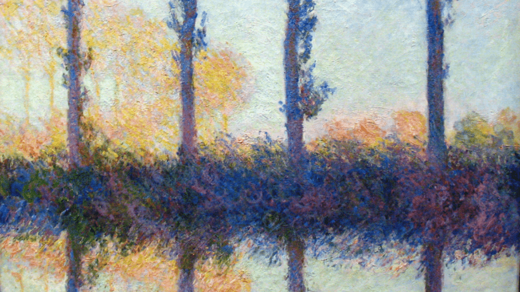 The Four Trees by Claude Monet (1891)