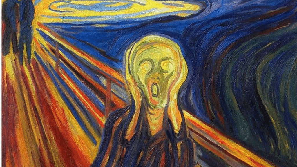 The Scream by Edvard Munch (1893)