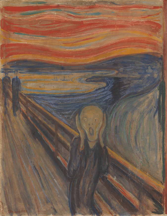 The Scream by Edvard Munch (1893)