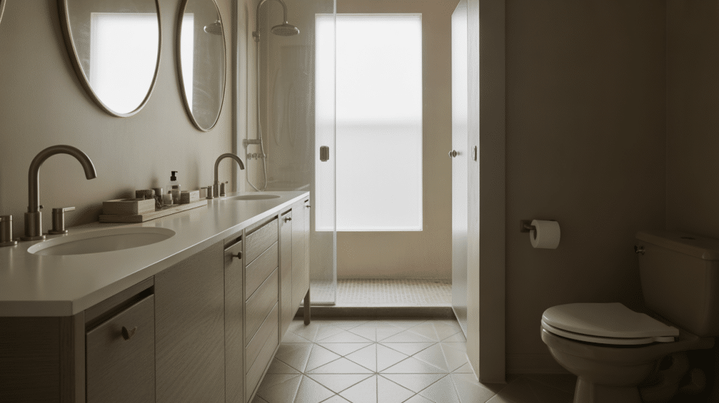 6. The Double Vanity with Separate Sink and Shower