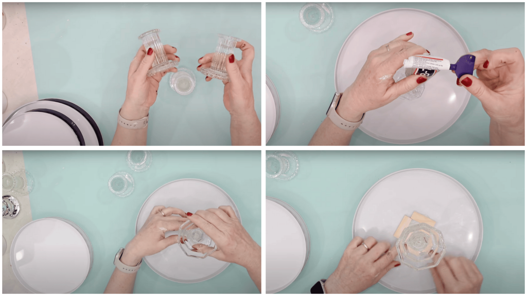 Choosing and Attaching Candlestick Holders