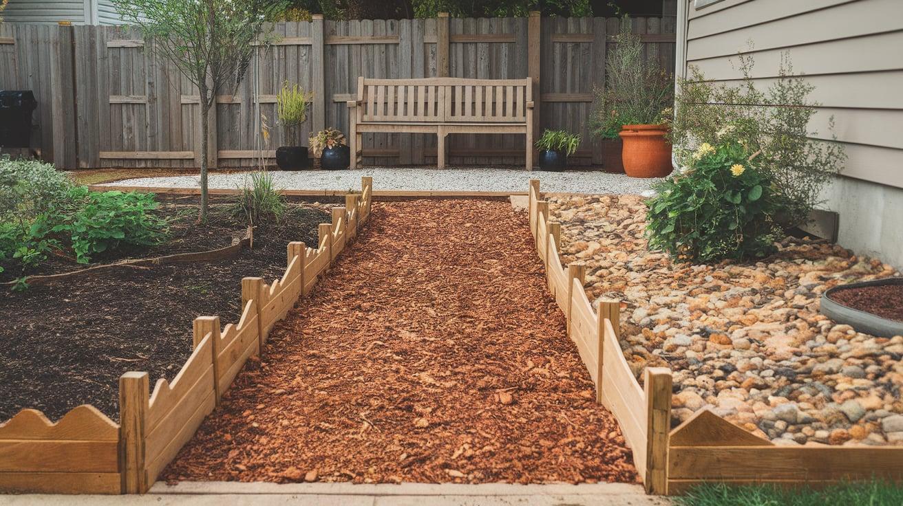 Create Mulch or Gravel Paths