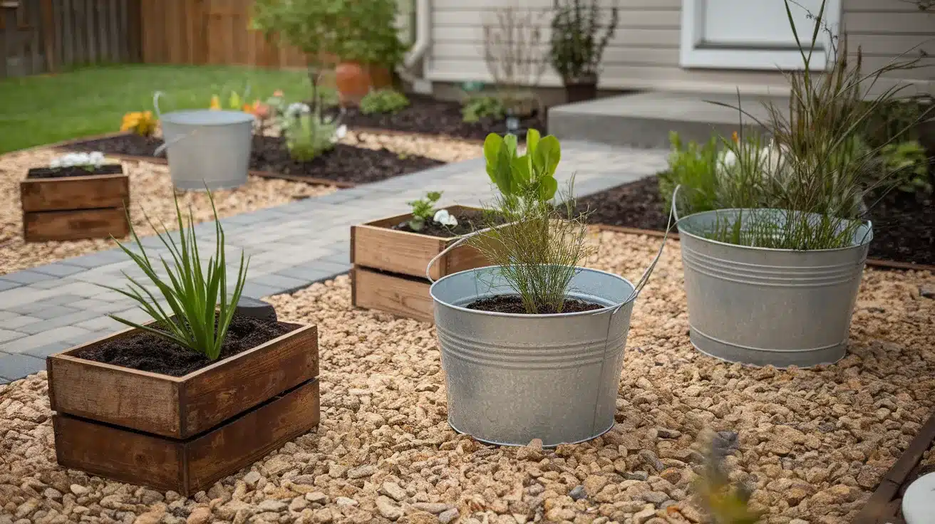 Repurpose Containers as Planters