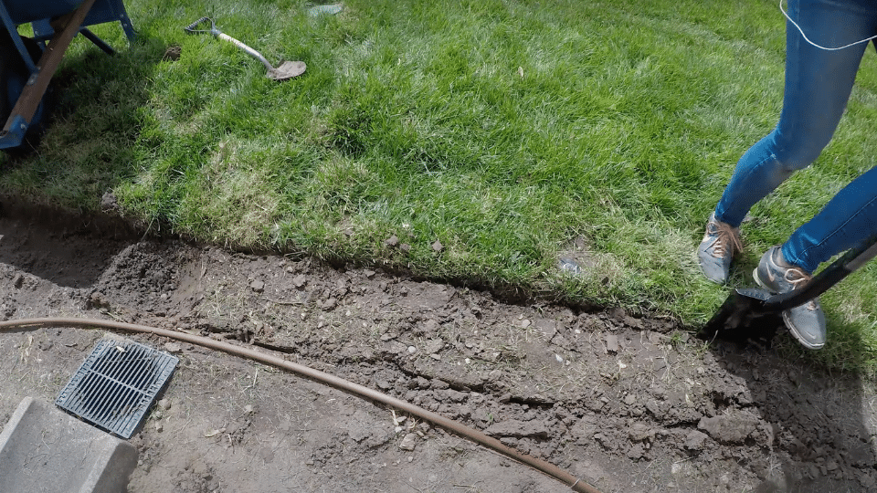 Step 3- Excavating the Trench