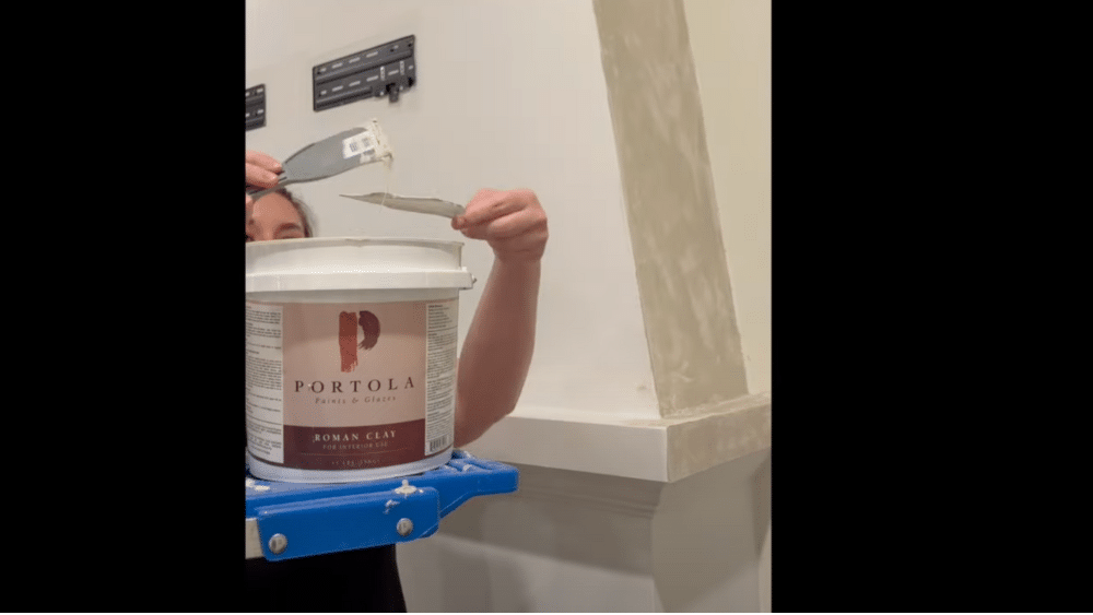 Step 6- Apply Roman Clay Finish