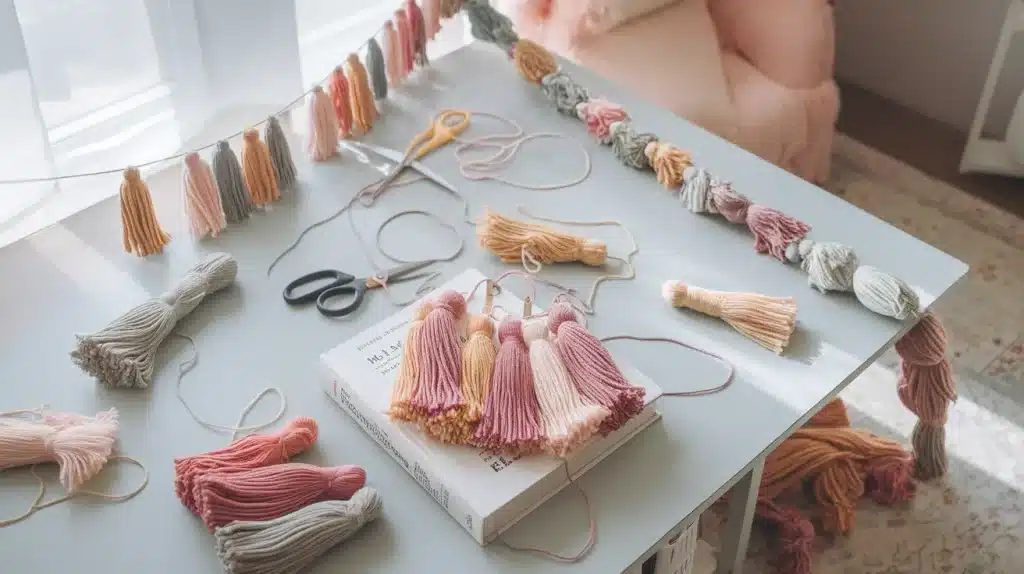 Step-by-Step Tutorial: Yarn Tassel Garland
