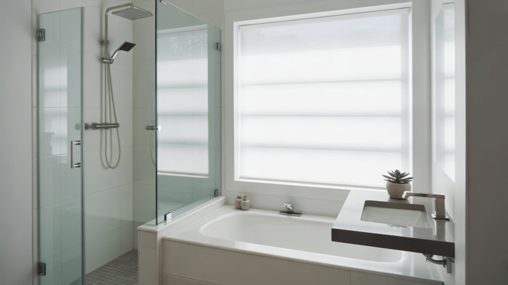 The+Classic+Shower-Tub+Combo+with+Vanity+in+5*8+bathroom