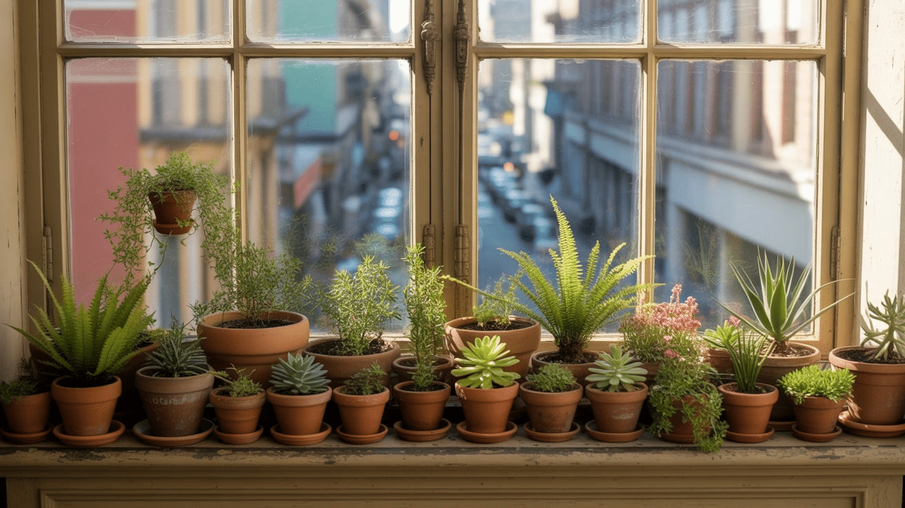west facing window plants