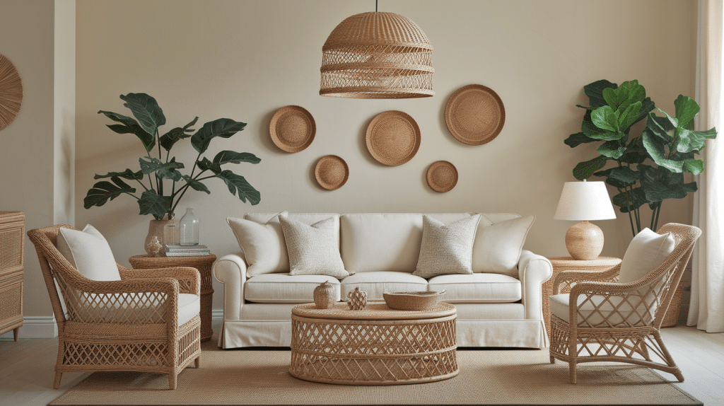 a-stylish-beige-living-room-with-wicker
