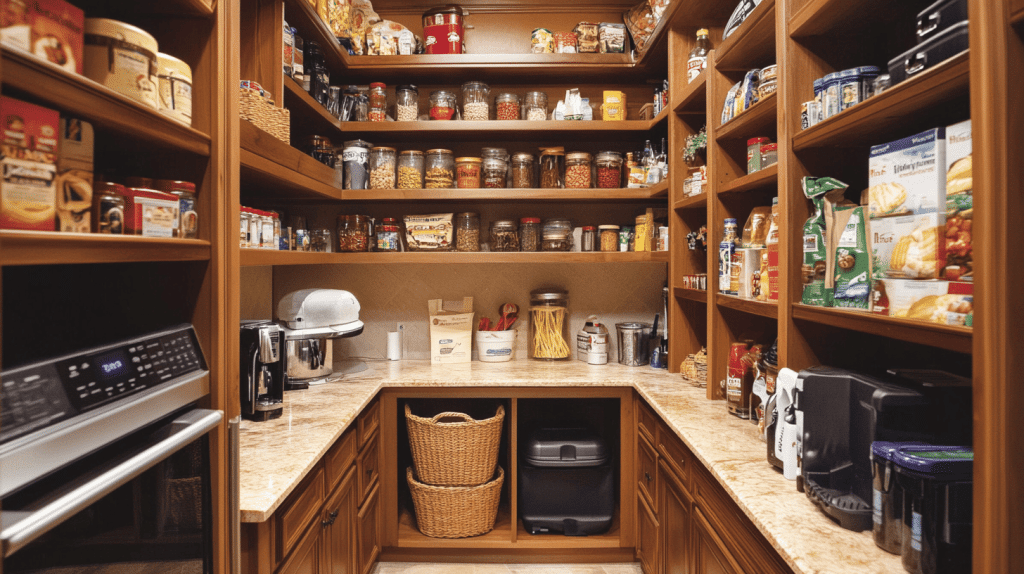 Pros and Cons of a Walk-In Pantry
