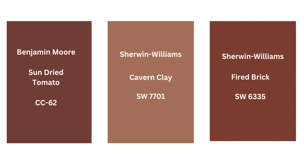 Rustic Red vs. The Rest_ A Color Comparison