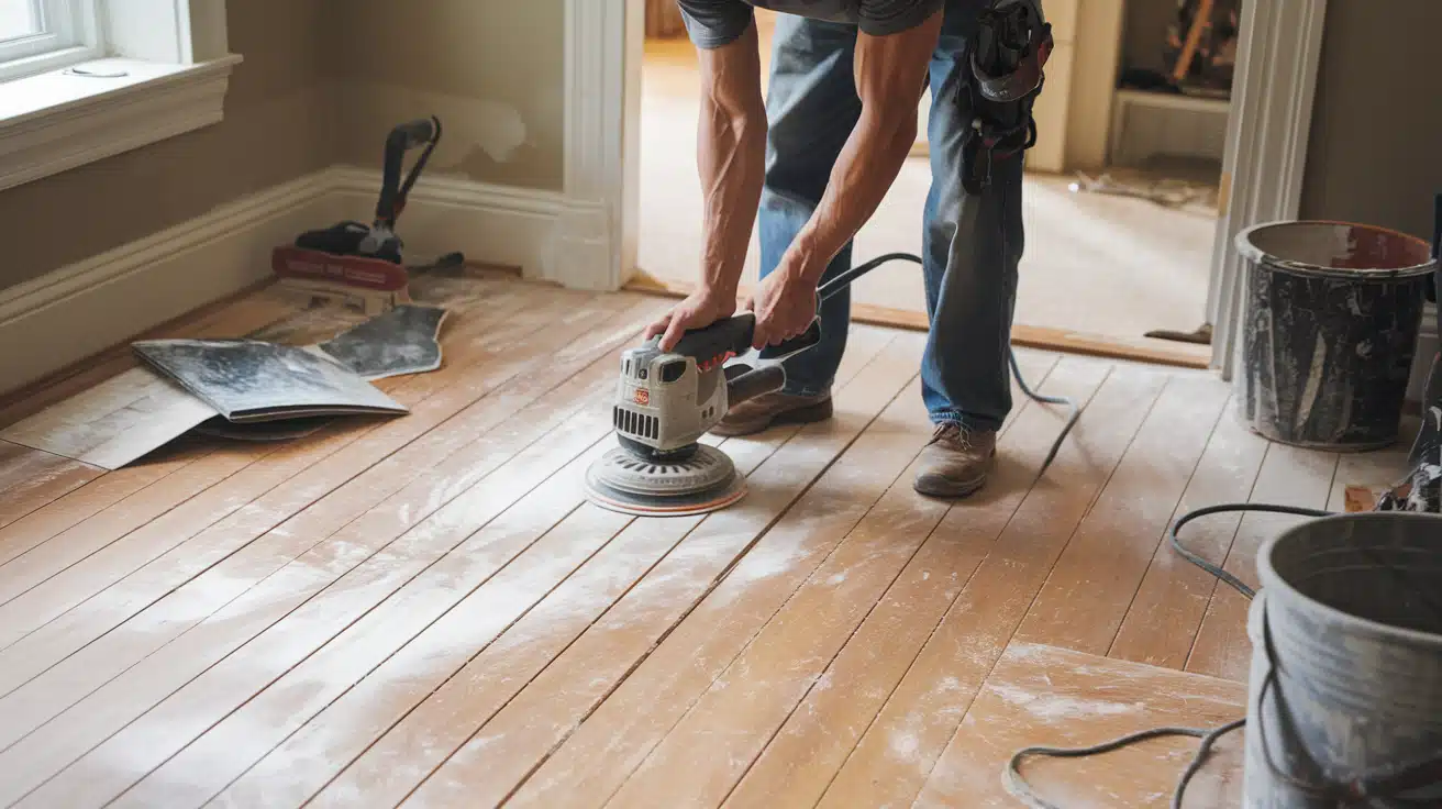 refinish hardwood floors diy