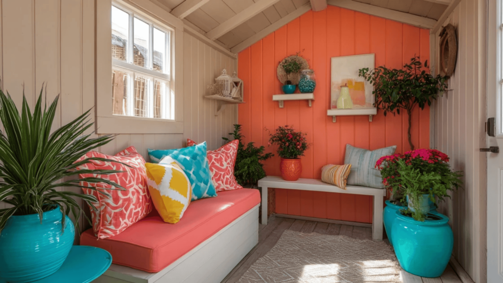 Color Accent Wall or Bold Pops