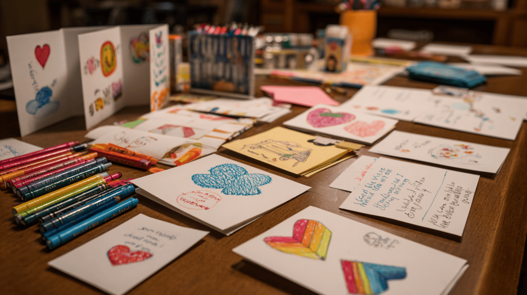 DIY Handmade Greeting Cards By Kids