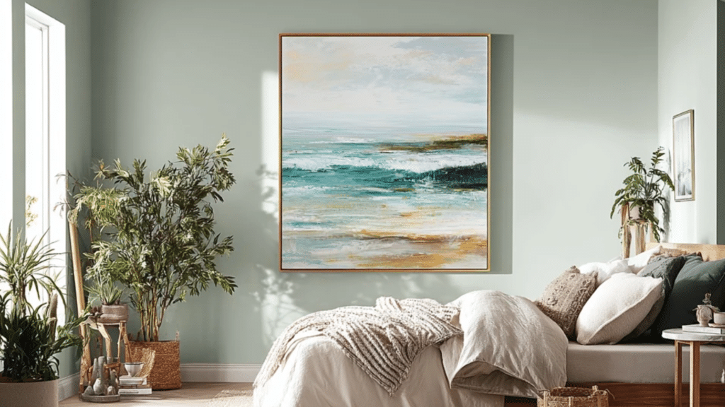 Leaning Large Artwork or Oversized Mirror