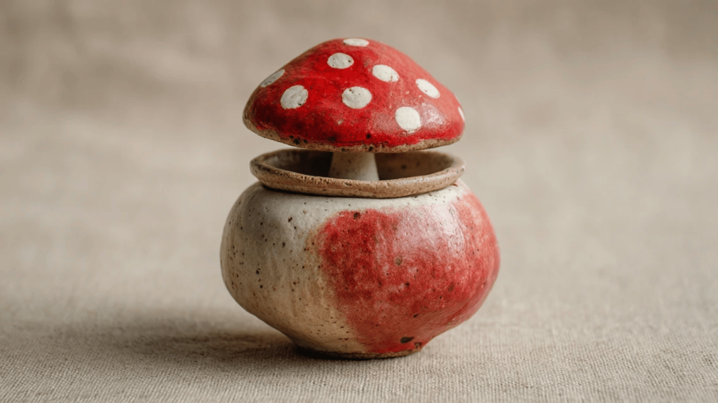 Mushroom Pinch Pot