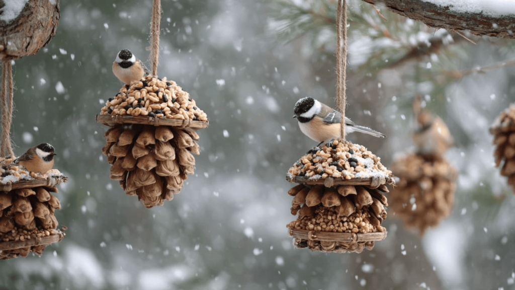 Pine Cone Bird Feeder