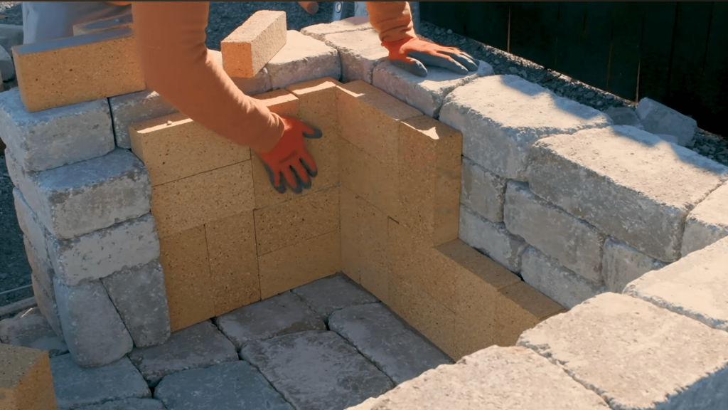 Step 5 Install the Lintel and Smoke Chamber