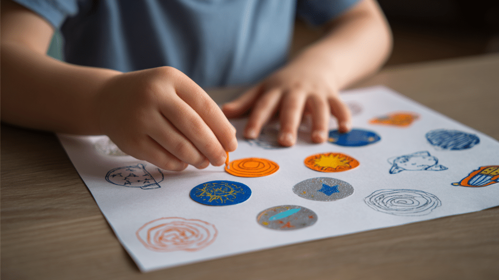 Sticker Art Scene Creative Toddler Activity