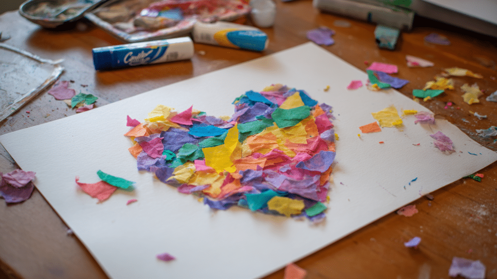 Tissue Paper Collage