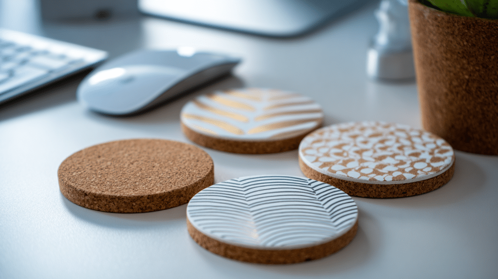 coasters corkboard