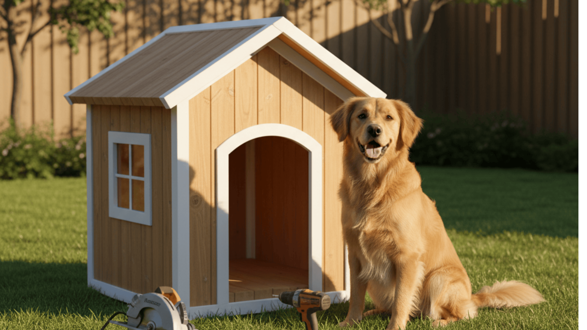how to build a dog house