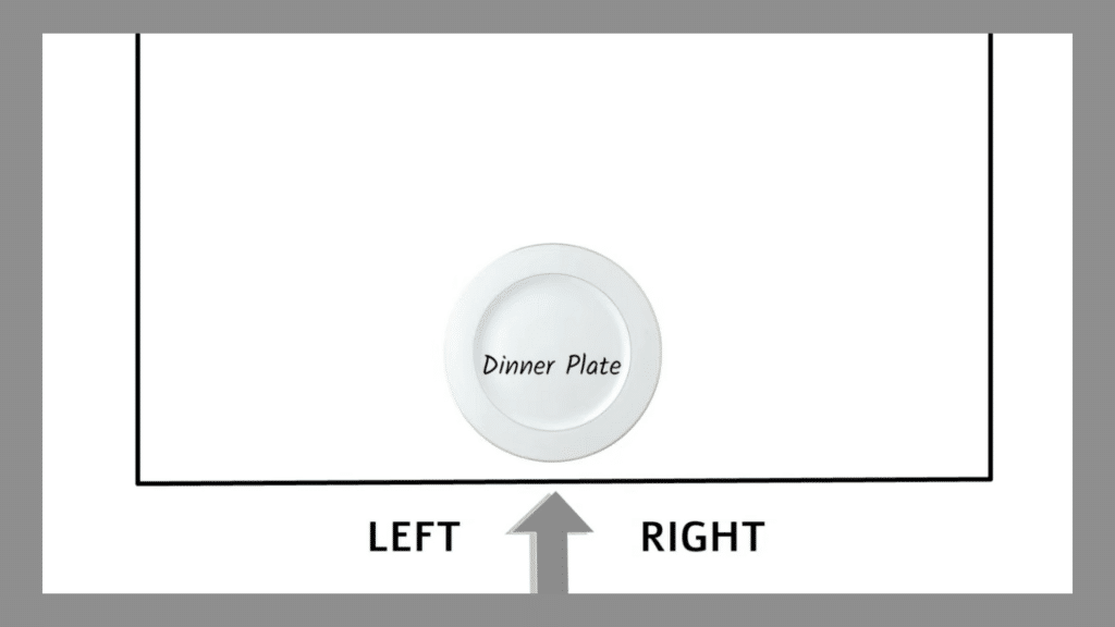 start with the dinnerware